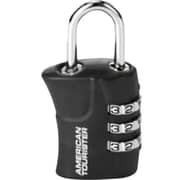 American Tourister 1 Pc 3 Dial Combination Lock Black - 251-2501-001535