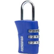 American Tourister 1 Pc 3 Dial Combination Lock Blue - 251-2501-001536