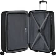 American Tourister 1 Pc Durable Aerojoy Luggage Trolley Case Black - 251-2501-005774