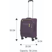 American Tourister 1 Pc Durable Duncan+ Luggage Trolley Case Purple - 251-2501-005167