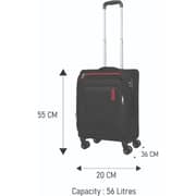 American Tourister 1 Pc Durable Duncan+ Luggage Trolley Case Black - 251-2501-005159