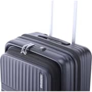 American Tourister 1 Pc Durable Trento + Luggage Trolley Case Black - 251-2501-005683