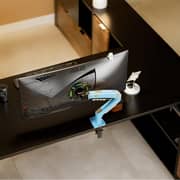NB F80 Series Shock Absorbing Monitor Arm Gulf Blue