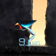 NB F80 Series Shock Absorbing Monitor Arm Gulf Blue