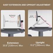 NB F80 Series Sturdy Monitor Arm With Adjustable Desk Stand Fantasy Pink - F80-XJ