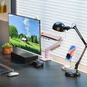 NB F80 Series Sturdy Monitor Arm With Adjustable Desk Stand Fantasy Pink - F80-XJ