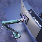 NB Gaming Monitor Arm Olive Green - K7