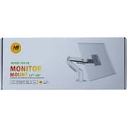 NB F80 Series Flexi Monitor Arm White