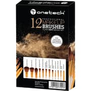 Onetech Ouda Makeup Brush Set 12 Pcs White/Gold - 43282