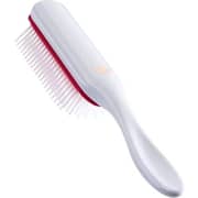 Denman D3 Styling Hair Brush White with Rose Gold Crown