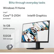 Asus V400 All-in-One (2026) Desktop - 2nd Series / Intel Core 5-210H / 23.8inch FHD / 512GB SSD / 16GB RAM / Shared Intel Graphics / Windows 11 Home /English & Arabic Keyboard / White / Middle East Version - [V440VA-C521016512W]