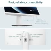 Asus V400 All-in-One (2026) Desktop - 2nd Series / Intel Core 5-210H / 23.8inch FHD / 512GB SSD / 16GB RAM / Shared Intel Graphics / Windows 11 Home /English & Arabic Keyboard / White / Middle East Version - [V440VA-C521016512W]