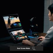Asus ROG Zephyrus Duo 16 Gaming (2026) Laptop - Intel Core Ultra 9-386H / 16inch 3K / 2TB SSD / 64GB RAM / 24GB NVIDIA GeForce RTX 5090 / Windows 11 Home / English & Arabic Keyboard / Stellar Grey / Middle East Version - [GX651AX-SR014W] - Pre-order