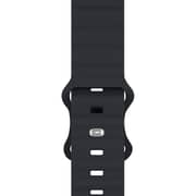 Smartix Premium Ocean Silicone Apple Watch Band 38/40/41mm Black - IGIWSB38BK