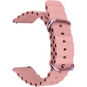 Smartix Premium Ocean Silicone Apple Watch Band 38/40/41mm Pink - IGIWSB38PK