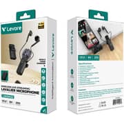 Levore Wireless Lavalier Streaming Microphone Black - LWSM22