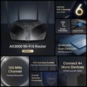 Mercusys MR80X Dual-Band Wi-Fi 6 Router - AX3000