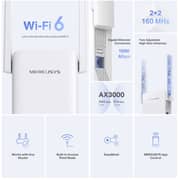 Mercusys ME80X Wi-Fi 6 Range Extender - AX3000