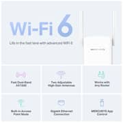 Mercusys ME1500X Wi-Fi 6 Range Extender - AX1500