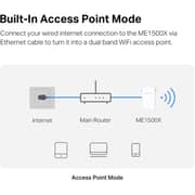 Mercusys ME1500X Wi-Fi 6 Range Extender - AX1500