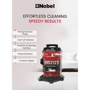 Nobel Drum Vacuum Cleaner Red/Black - NVC2121I