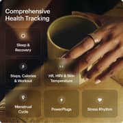 ULTRAHUMAN Ring AIR (Brushed Rose Gold - Size 07) - Smart Ring | No Monthly Subscription | Size First with Sizing Kit | Sleep Tracking Wearable - Heart Rate - Fitness Tracker