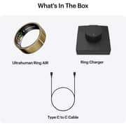 ULTRAHUMAN Ring AIR (Bionic Gold - Size 06) - Smart Ring | No Monthly Subscription | Size First with Sizing Kit | Sleep Tracking Wearable - Heart Rate - Fitness Tracker