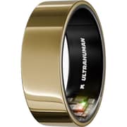 ULTRAHUMAN Ring AIR (Bionic Gold - Size 08) - Smart Ring | No Monthly Subscription | Size First with Sizing Kit | Sleep Tracking Wearable - Heart Rate - Fitness Tracker