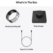 ULTRAHUMAN Ring AIR (Space Silver - Size 06) - Smart Ring | No Monthly Subscription | Size First with Sizing Kit | Sleep Tracking Wearable - Heart Rate - Fitness Tracker