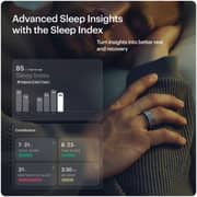 ULTRAHUMAN Ring AIR (Space Silver - Size 11) - Smart Ring | No Monthly Subscription | Size First with Sizing Kit | Sleep Tracking Wearable - Heart Rate - Fitness Tracker