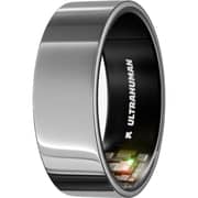 ULTRAHUMAN Ring AIR (Space Silver - Size 12) - Smart Ring | No Monthly Subscription | Size First with Sizing Kit | Sleep Tracking Wearable - Heart Rate - Fitness Tracker