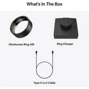 ULTRAHUMAN Ring AIR (Matte Grey - Size 07) - Smart Ring | No Monthly Subscription | Size First with Sizing Kit | Sleep Tracking Wearable - Heart Rate - Fitness Tracker