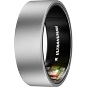ULTRAHUMAN Ring AIR (Raw Titanium - Size 07) - Smart Ring | No Monthly Subscription | Size First with Sizing Kit | Sleep Tracking Wearable - Heart Rate - Fitness Tracker