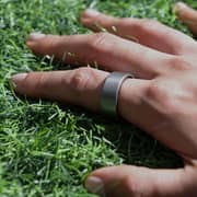 ULTRAHUMAN Ring AIR (Raw Titanium - Size 08) - Smart Ring | No Monthly Subscription | Size First with Sizing Kit | Sleep Tracking Wearable - Heart Rate - Fitness Tracker