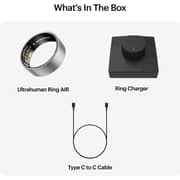 ULTRAHUMAN Ring AIR (Raw Titanium - Size 10) - Smart Ring | No Monthly Subscription | Size First with Sizing Kit | Sleep Tracking Wearable - Heart Rate - Fitness Tracker