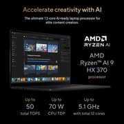 Asus ProArt P16 (2026) Copilot+ PC - AMD Ryzen AI 9-HX375 / 16inch 3K / 1TB SSD / 32GB / 8GB NVIDIA GeForce RTX 5070 Graphics / Windows 11 Home / English & Arabic Keyboard / Nano Black / Middle East Version - [H7606WP-SR237W]