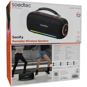 Porodo Soundtec Sonify Bluetooth Speaker Black - PDSTBTSH9BK