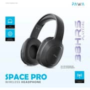 Pawa Space Pro Wireless Over Ear Headphone Black