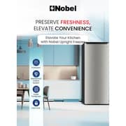 Nobel Upright Freezer 170L Silver - NUF275S
