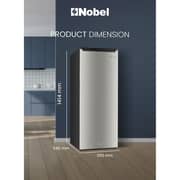 Nobel Upright Freezer 170L Silver - NUF275S