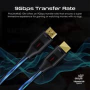 Promate ProLink4K60 High-Speed 4K HDMI Cable 10m Black/Brown