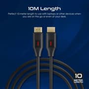 Promate ProLink4K60 High-Speed 4K HDMI Cable 10m Black/Brown