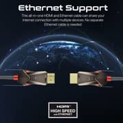 Promate ProLink4K60 High-Speed 4K HDMI Cable 15m Black/Brown