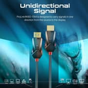 Promate ProLink4K60 High-Speed 4K HDMI Cable 15m Black/Brown