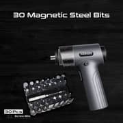 Promate ProTools-31G Wireless Electric Screwdriver Kit with LED Light Black
