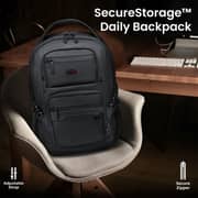 Promate Elitepack-Lite Secure Storage Laptop Backpack Black 15.6Inch