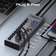 Promate GegaHub-5G Compact UK USB Hub
