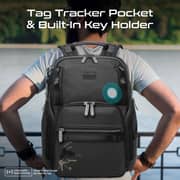 Promate Oracle-BP Durable Laptop Backpack Black 15.6Inch