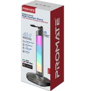 Promate FortX 4-in-1 Multifunctional RGB Headset Stand Black