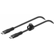 Belkin BoostCharge Pro Flex Durable USB-C to USB-C Cable 1m Black - BKN-CAB011BT1MBW2PK